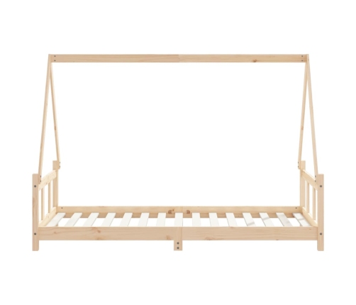 Estructura de cama infantil madera maciza de pino 90x190 cm