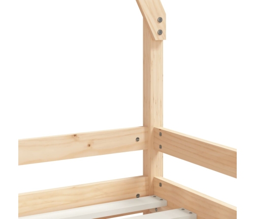 Estructura de cama para niños madera maciza de pino 80x200 cm