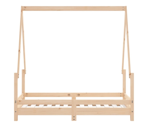 Estructura de cama para niños madera maciza de pino 70x140 cm