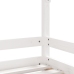 Estructura de cama para niños madera de pino blanco 80x160 cm