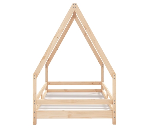 Estructura de cama infantil madera maciza de pino 90x190 cm