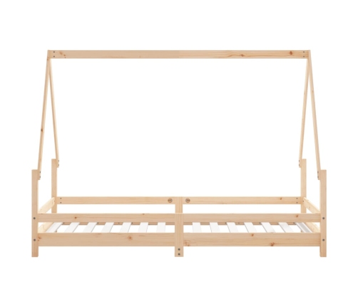 Estructura de cama infantil madera maciza de pino 90x190 cm