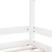 Estructura de cama para niños madera de pino blanco 90x190 cm