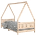 Estructura de cama para niños madera maciza de pino 90x200 cm