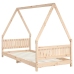 Estructura de cama para niños madera maciza de pino 90x200 cm