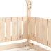 Estructura de cama para niños madera maciza de pino 70x140 cm