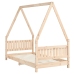 Estructura de cama para niños madera maciza de pino 80x160 cm