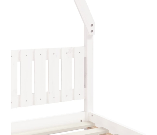 Estructura de cama para niños madera de pino blanco 80x160 cm