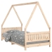 Estructura de cama infantil madera maciza de pino 90x190 cm