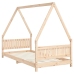 Estructura de cama infantil madera maciza de pino 90x190 cm