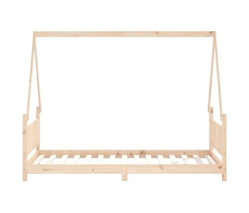 Estructura de cama infantil madera maciza de pino 90x190 cm