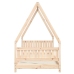 Estructura de cama infantil madera maciza de pino 90x190 cm