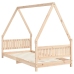 Estructura de cama infantil madera maciza de pino 90x190 cm