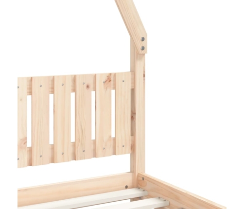 Estructura de cama infantil madera maciza de pino 90x190 cm