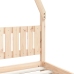 Estructura de cama infantil madera maciza de pino 90x190 cm