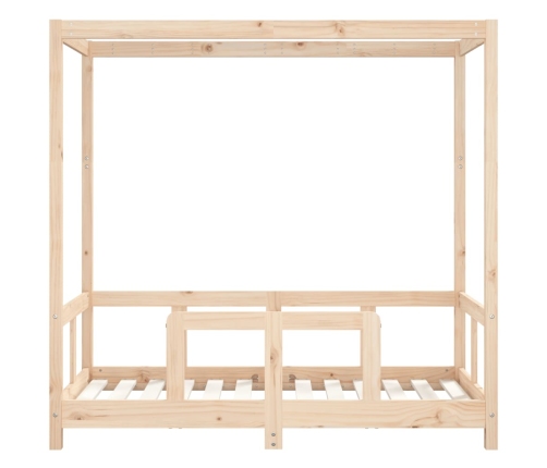 Estructura de cama para niños madera maciza de pino 70x140 cm