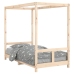 Estructura de cama para niños madera maciza de pino 80x160 cm