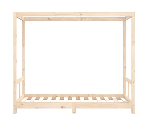 Estructura de cama para niños madera maciza de pino 80x160 cm