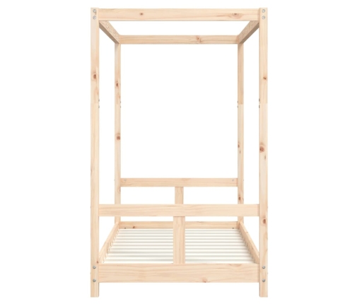 Estructura de cama para niños madera maciza de pino 80x160 cm