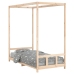 Estructura de cama infantil madera maciza de pino 90x190 cm