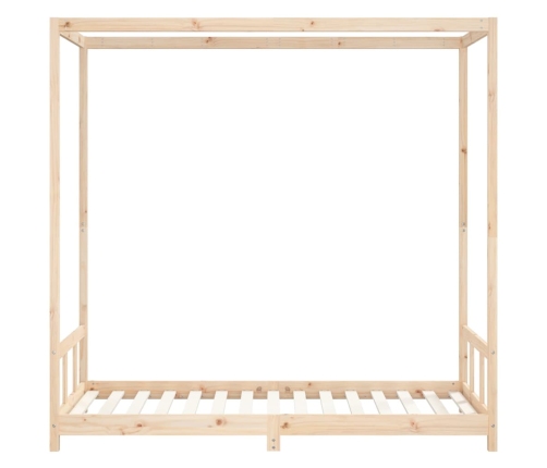 Estructura de cama infantil madera maciza de pino 90x190 cm