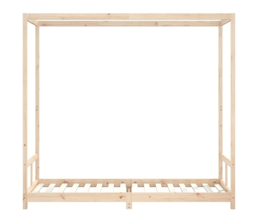 Estructura de cama para niños madera maciza de pino 80x200 cm