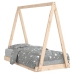 Estructura de cama para niños madera maciza de pino 70x140 cm