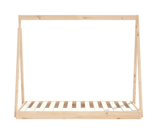 Estructura de cama para niños madera maciza de pino 70x140 cm