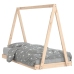 Estructura de cama para niños madera maciza de pino 80x160 cm