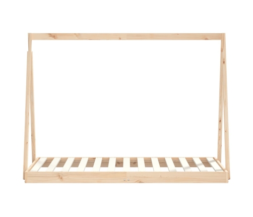 Estructura de cama para niños madera maciza de pino 80x160 cm