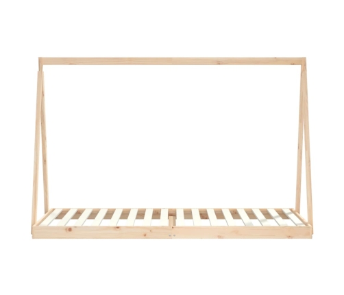 Estructura de cama para niños madera maciza de pino 90x200 cm