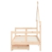 Estructura de cama infantil con cajones madera de pino 80x160cm