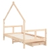 Estructura de cama infantil con cajones madera de pino 80x160cm