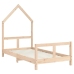 Estructura de cama para niños madera maciza de pino 80x160 cm