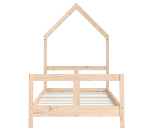 Estructura de cama para niños madera maciza de pino 80x160 cm