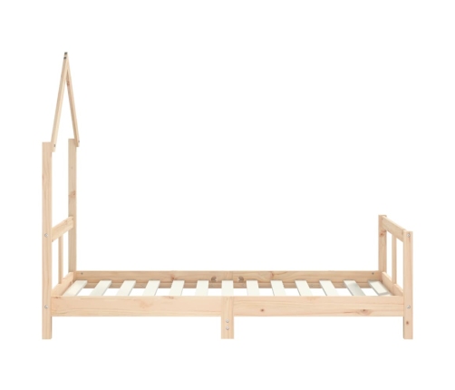 Estructura de cama para niños madera maciza de pino 80x160 cm