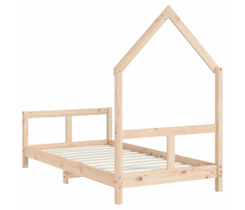 Estructura de cama para niños madera maciza de pino 80x160 cm