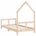 Estructura de cama para niños madera maciza de pino 80x160 cm