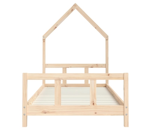 Estructura de cama infantil madera maciza de pino 90x190 cm