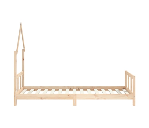 Estructura de cama infantil madera maciza de pino 90x190 cm