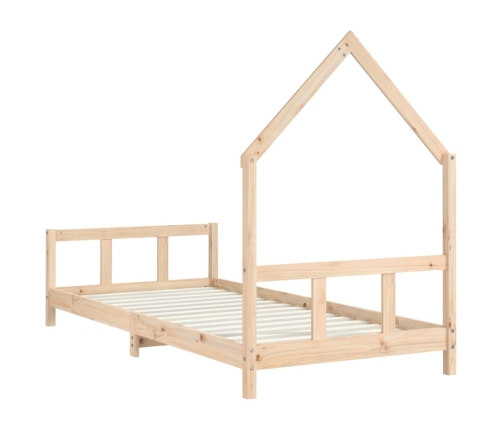 Estructura de cama infantil madera maciza de pino 90x190 cm