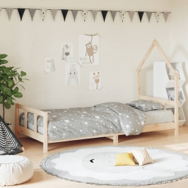 Estructura de cama infantil madera maciza de pino 90x190 cm