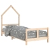 Estructura de cama para niños madera maciza de pino 80x200 cm