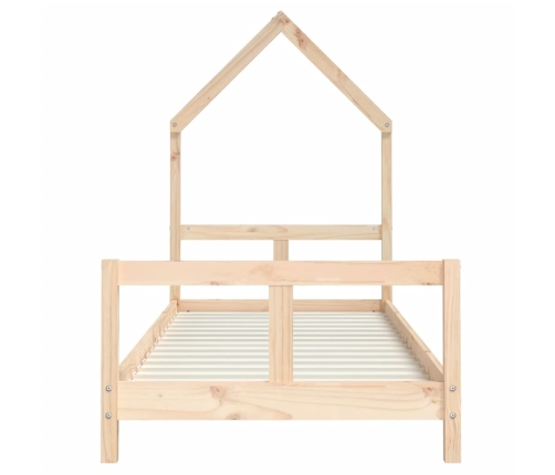 Estructura de cama para niños madera maciza de pino 80x200 cm