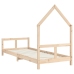 Estructura de cama para niños madera maciza de pino 80x200 cm