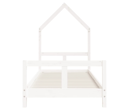 Estructura de cama para niños madera de pino blanco 80x200 cm