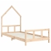 Estructura de cama para niños madera maciza de pino 90x200 cm