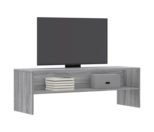 Mueble de TV madera de ingeniería gris Sonoma 120x40x40 cm