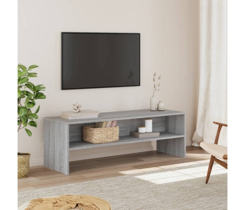 Mueble de TV madera de ingeniería gris Sonoma 120x40x40 cm