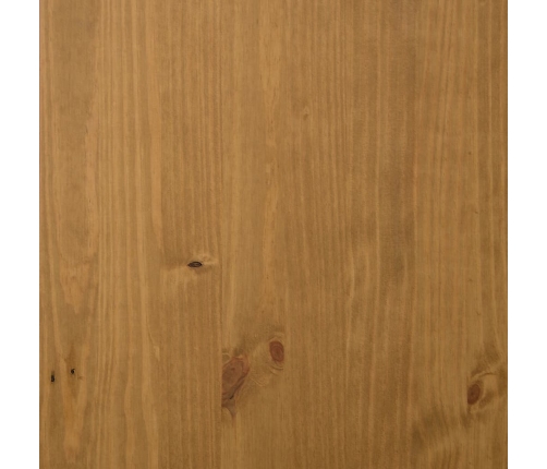 Aparador alto con puertas vidrio FLAM madera pino 80x40x180 cm